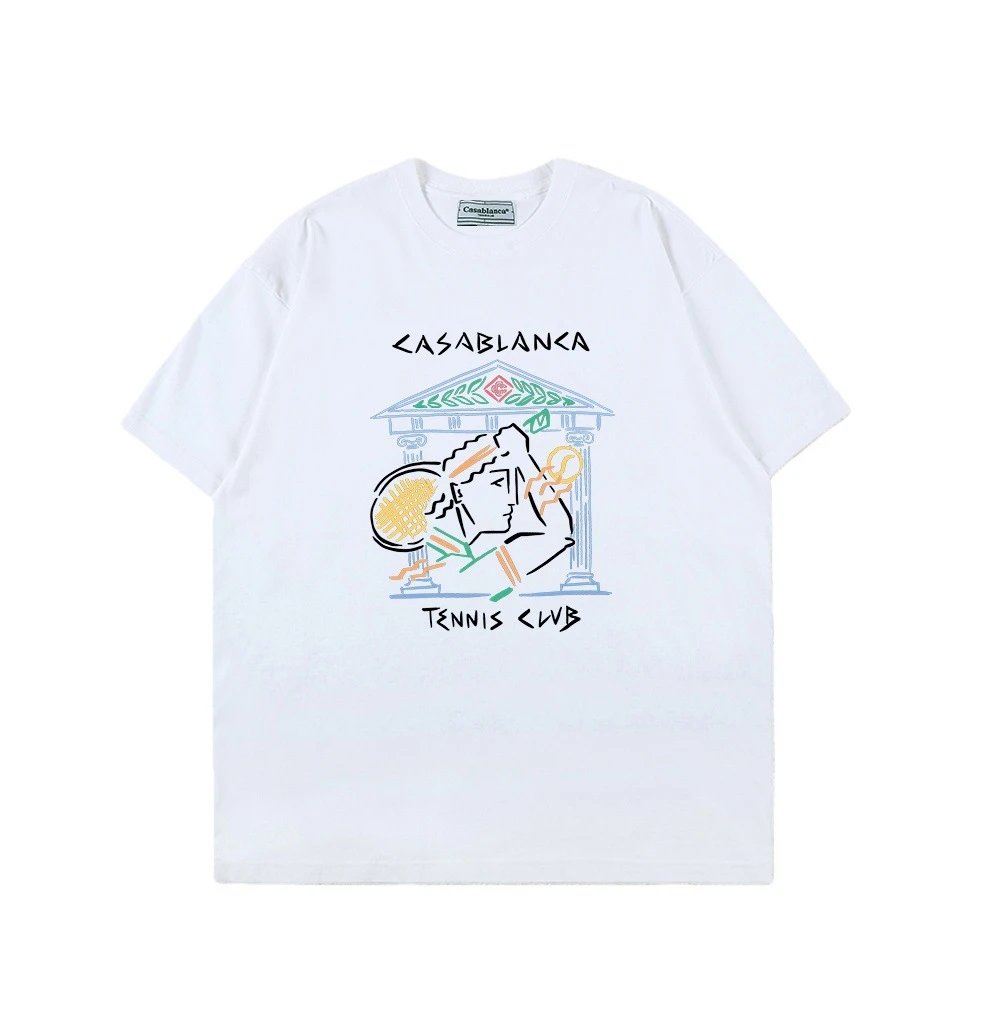 Casablanca Casa Sport Graphic Print White T-Shirt - 41