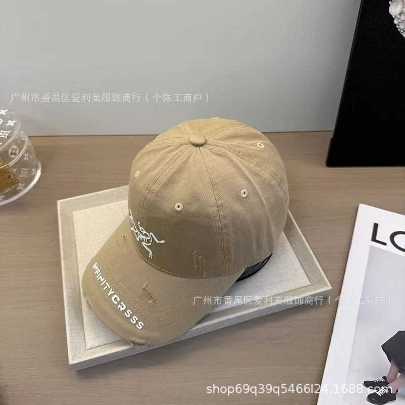 Arc'teryx x Infinitycrass Beige Distressed Baseball Cap - 5