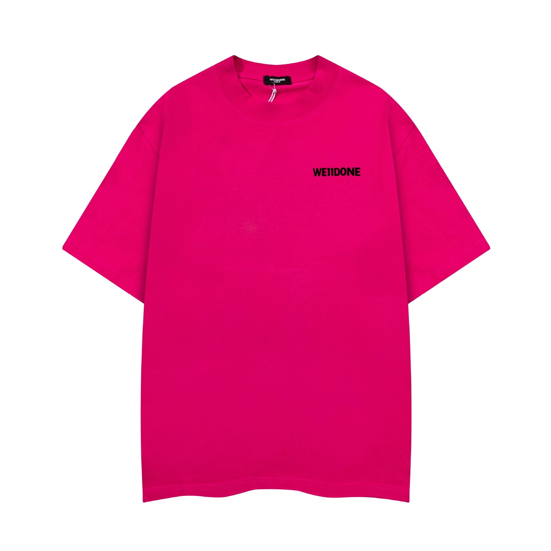 Design Wetdone Distorted Logo Black Oversized T-Shirt T-Shirts - 15