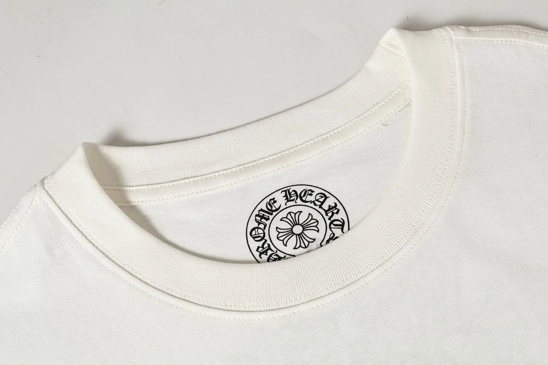 Off-White x Chrome Hearts Cross Motif White T-Shirt - 23