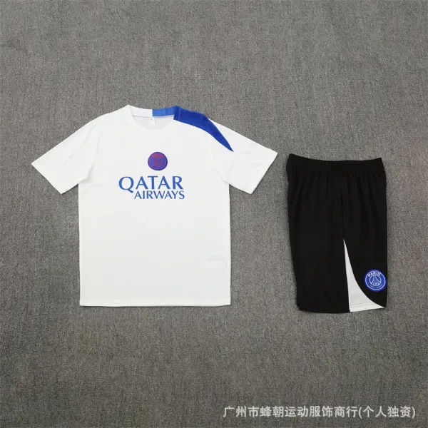 Paris Saint-Germain Training Kit White / Black Sets - 1