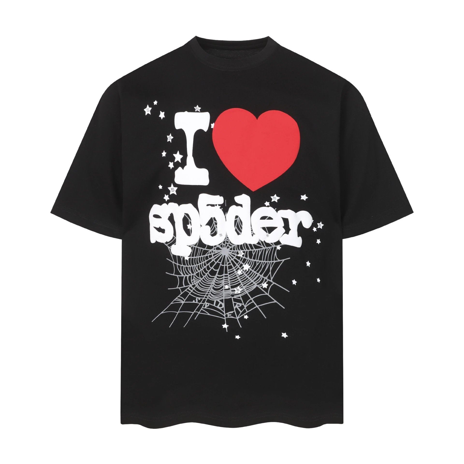 SP5DER Distorted Logo White T-Shirt - 4