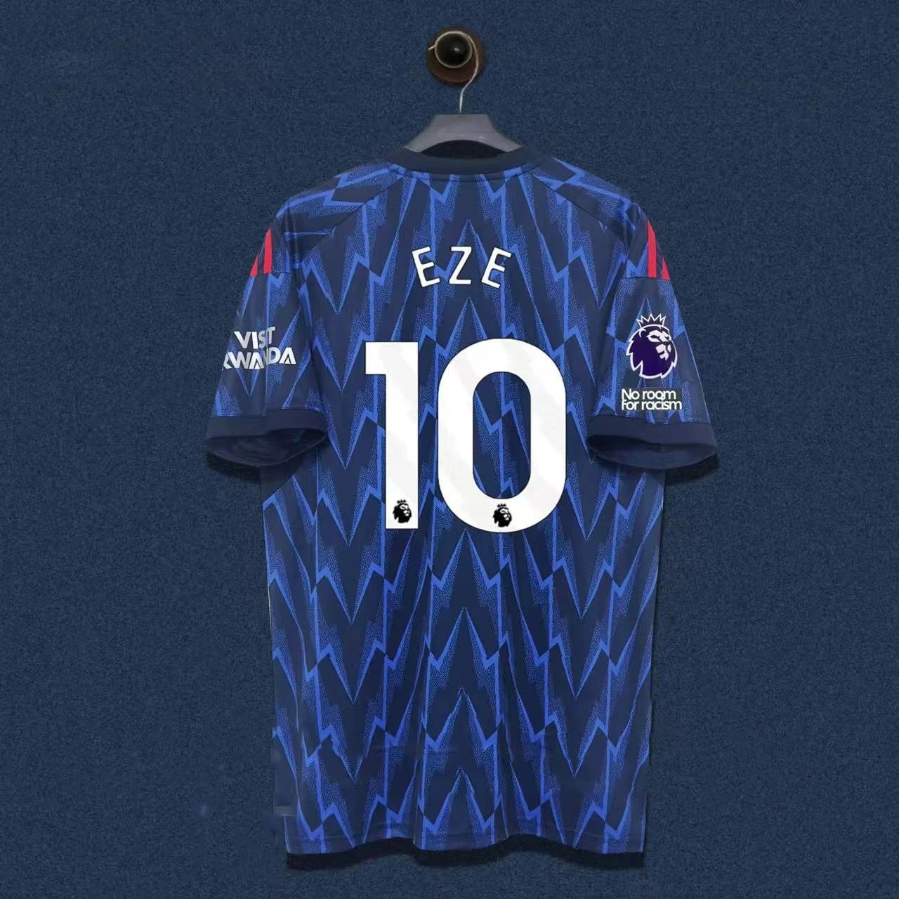 Arsenal FC 2023-24 Champions League Third Kit White Burgundy Jersey - 12