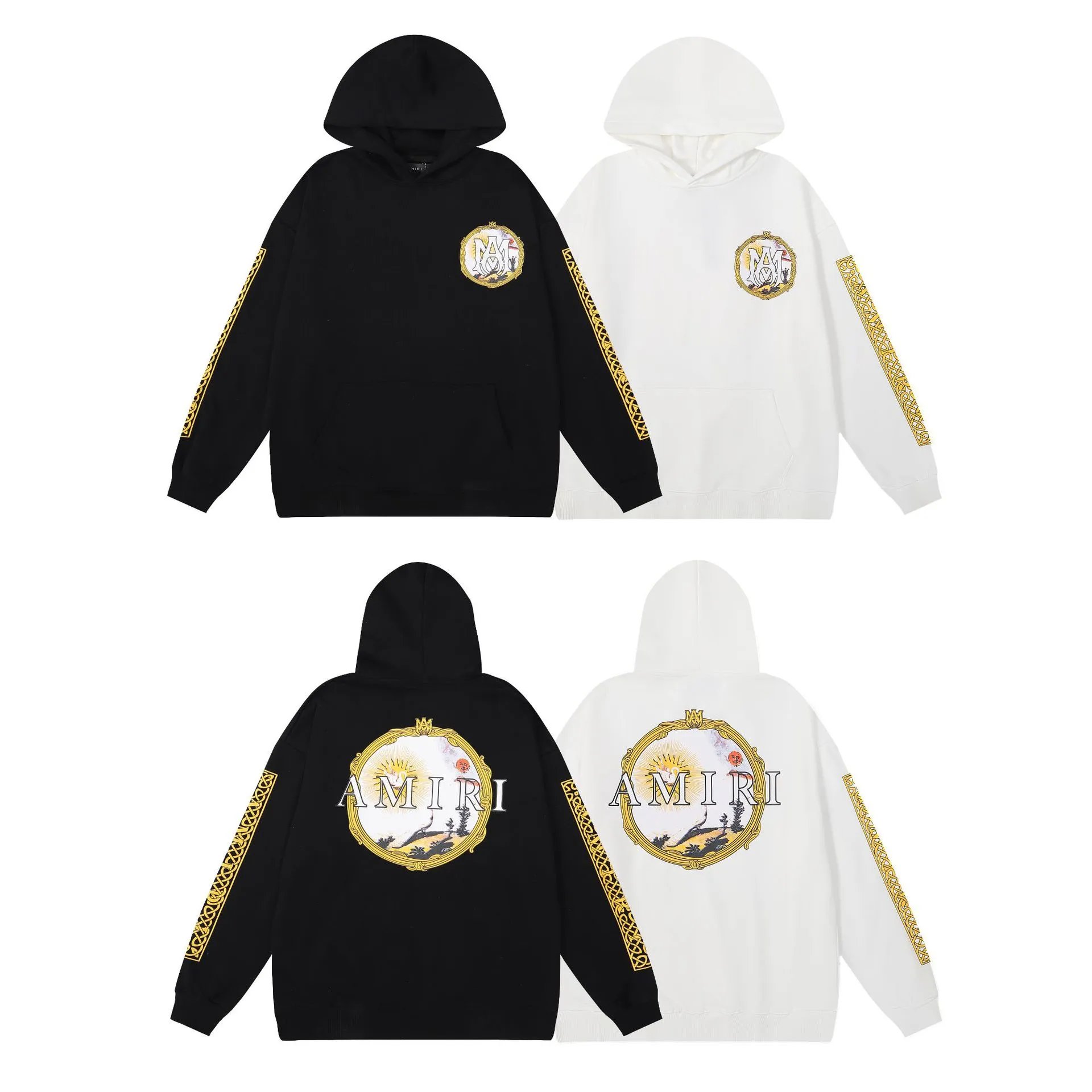 Amiri Paint Drip Hoodie White - 16