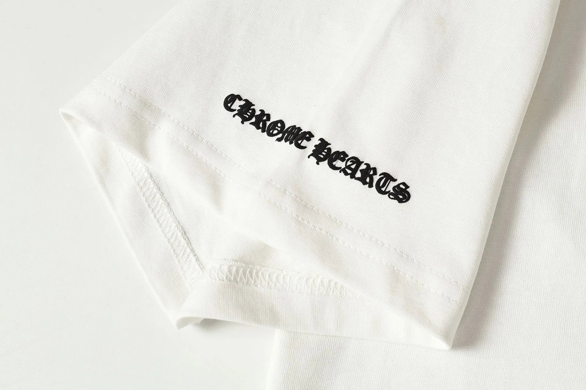 Off-White x Chrome Hearts Cross Motif White T-Shirt - 30