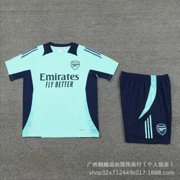 AFA Argentina National Team Training Kit Light Gray / Black Jersey and Shorts Set - 16