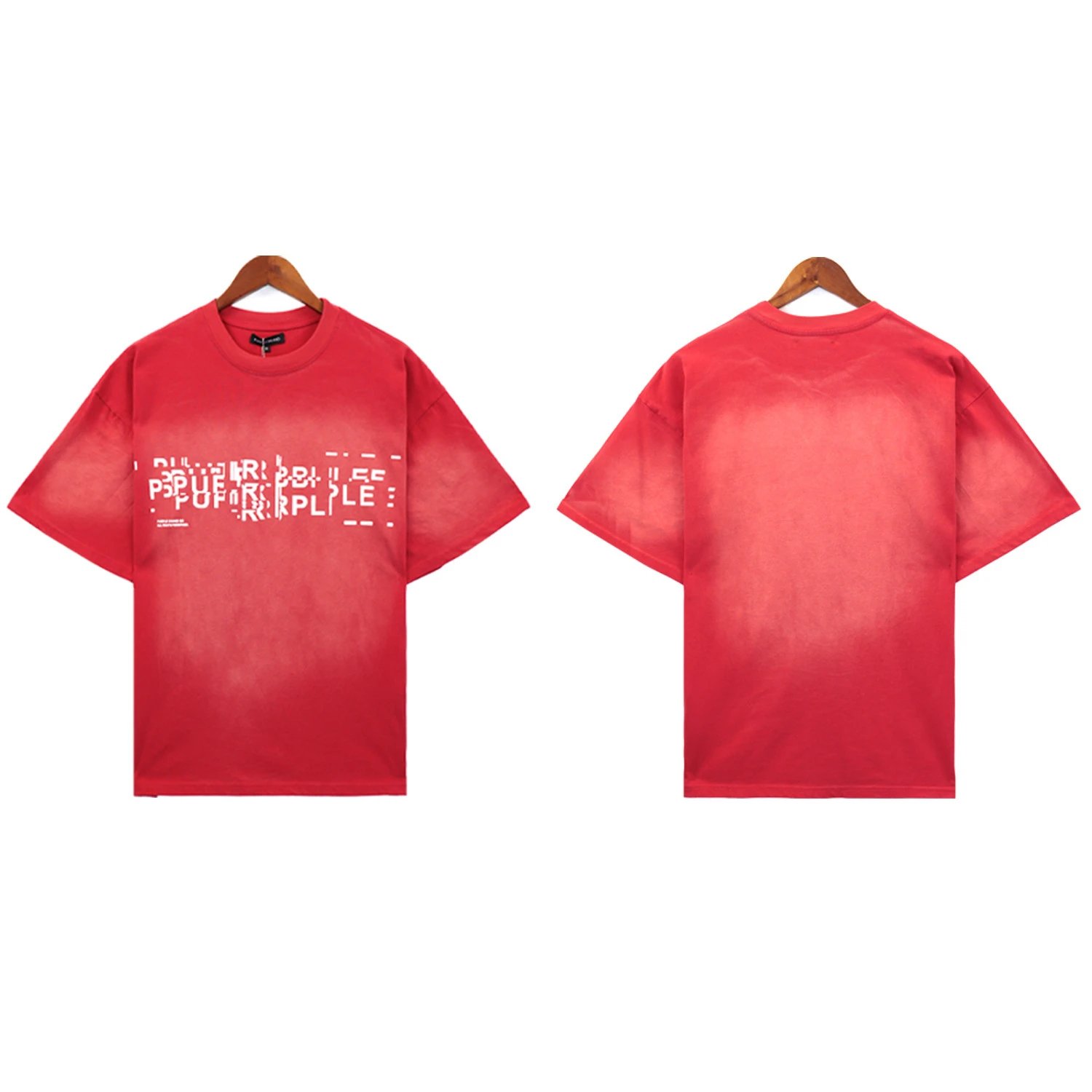 Design Distorted Typography White T-Shirt - 21