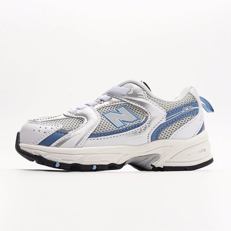 New Balance 530 Gray White Sneakers Running Shoes - 19