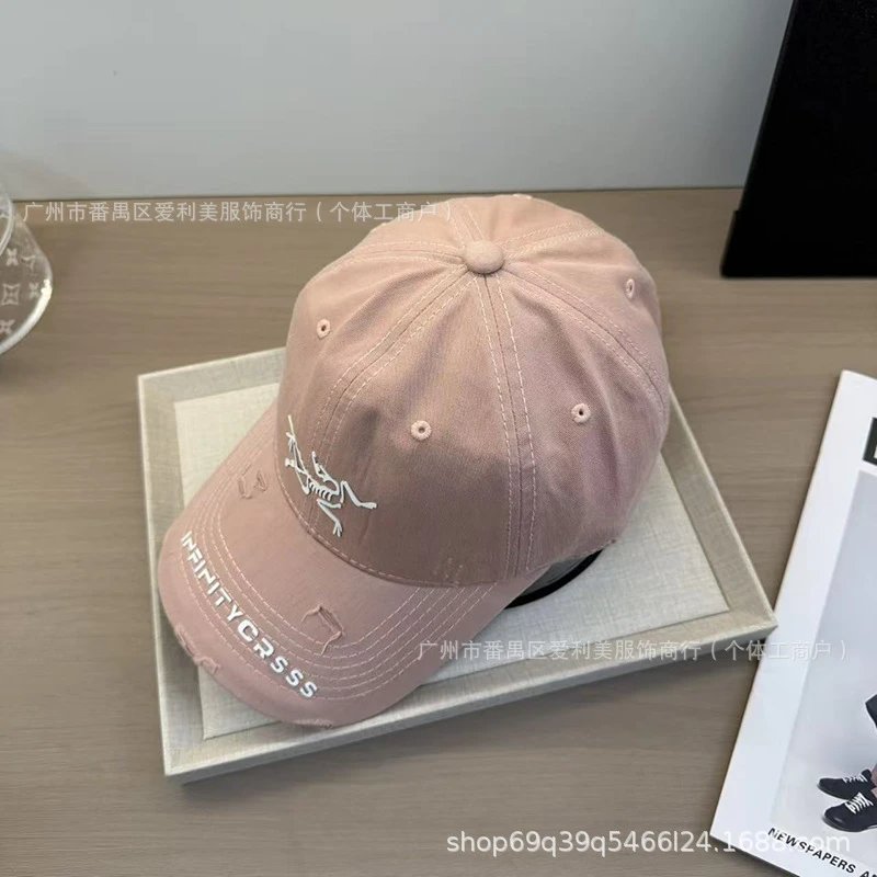 Arc'teryx x Infinitycrass Beige Distressed Baseball Cap - 22