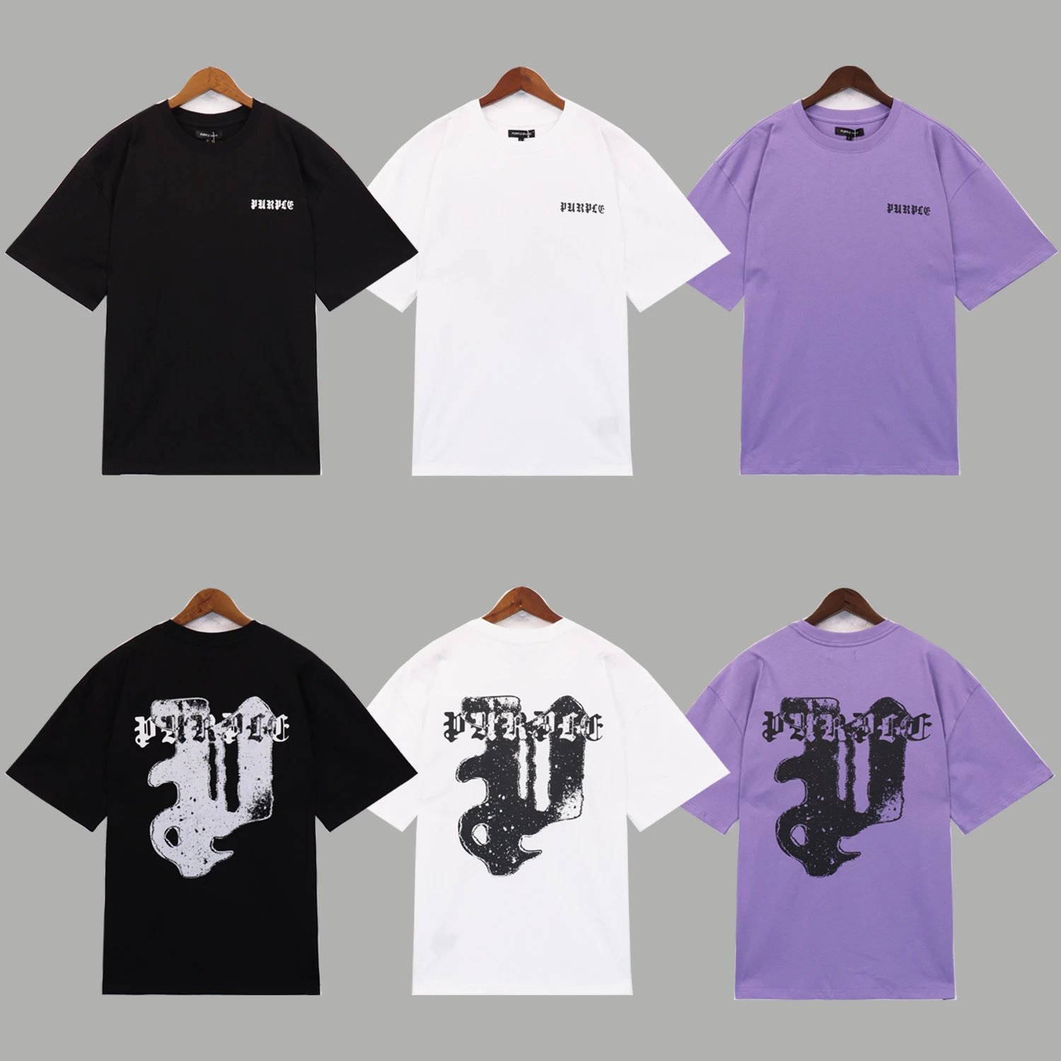 Design Distorted Typography White T-Shirt - 29