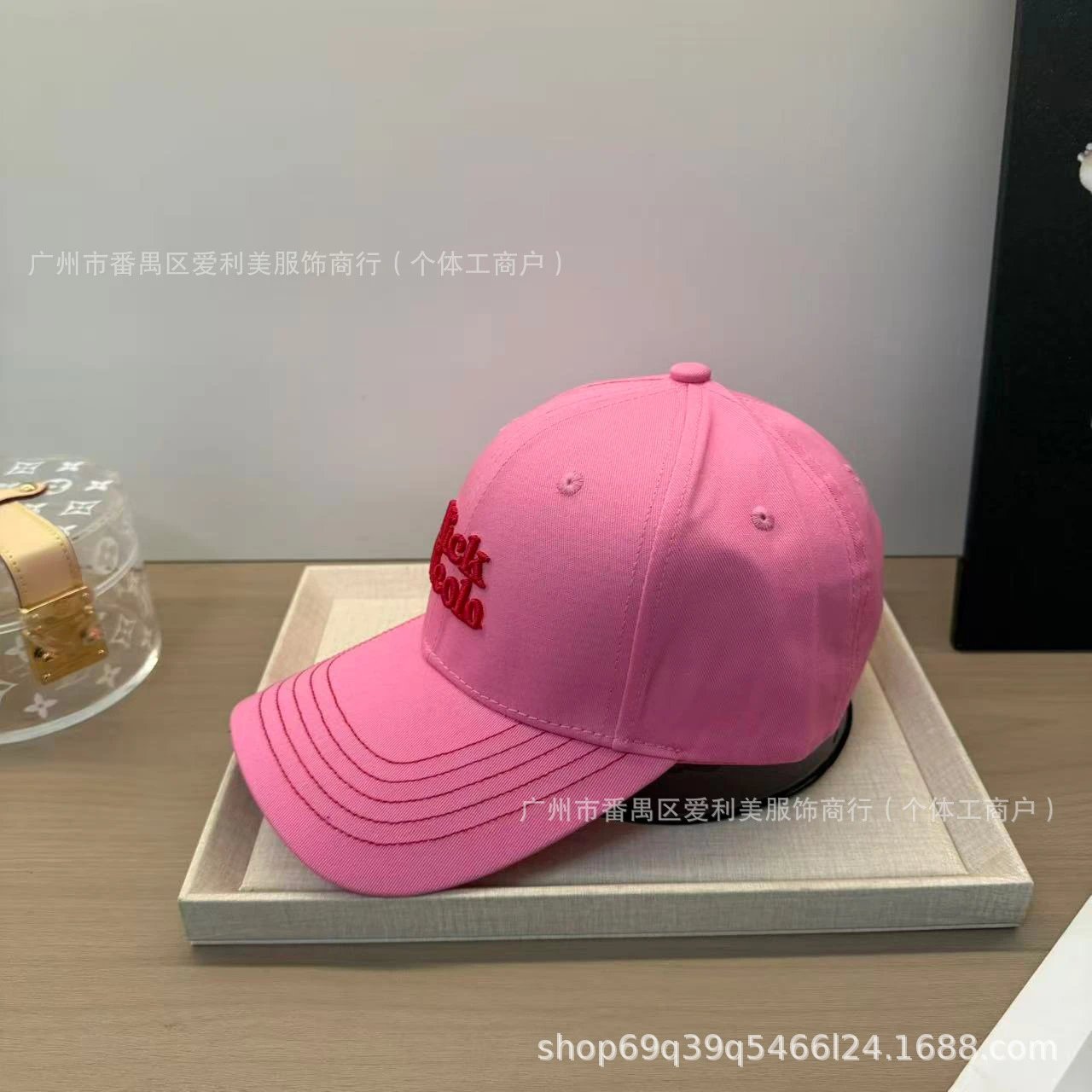 Design Embroidered Logo Beige Baseball Cap - 24
