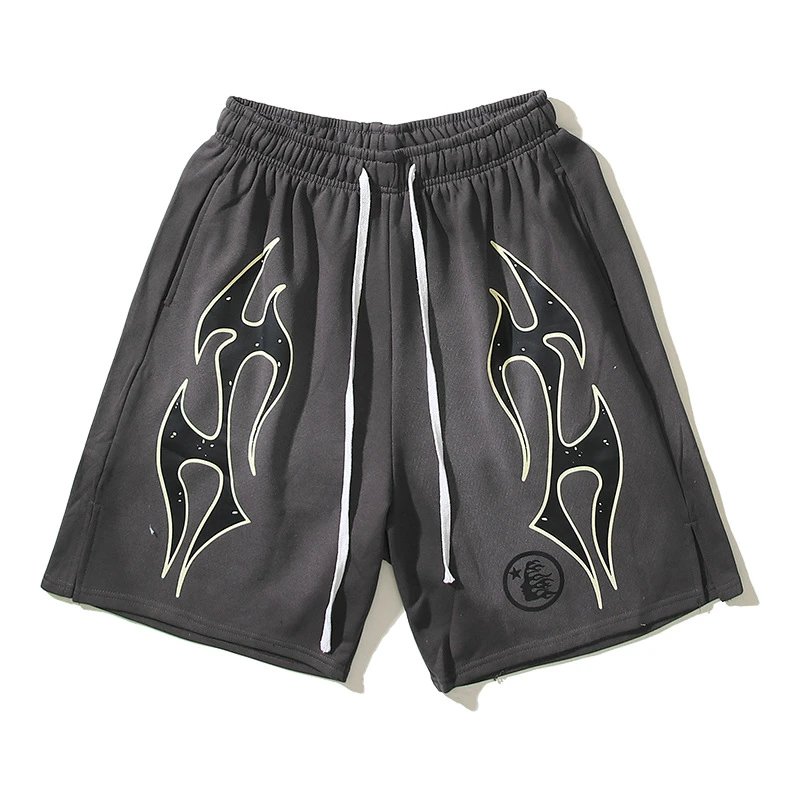 Hellstar Path to Paradise Black Graphic Shorts - 17