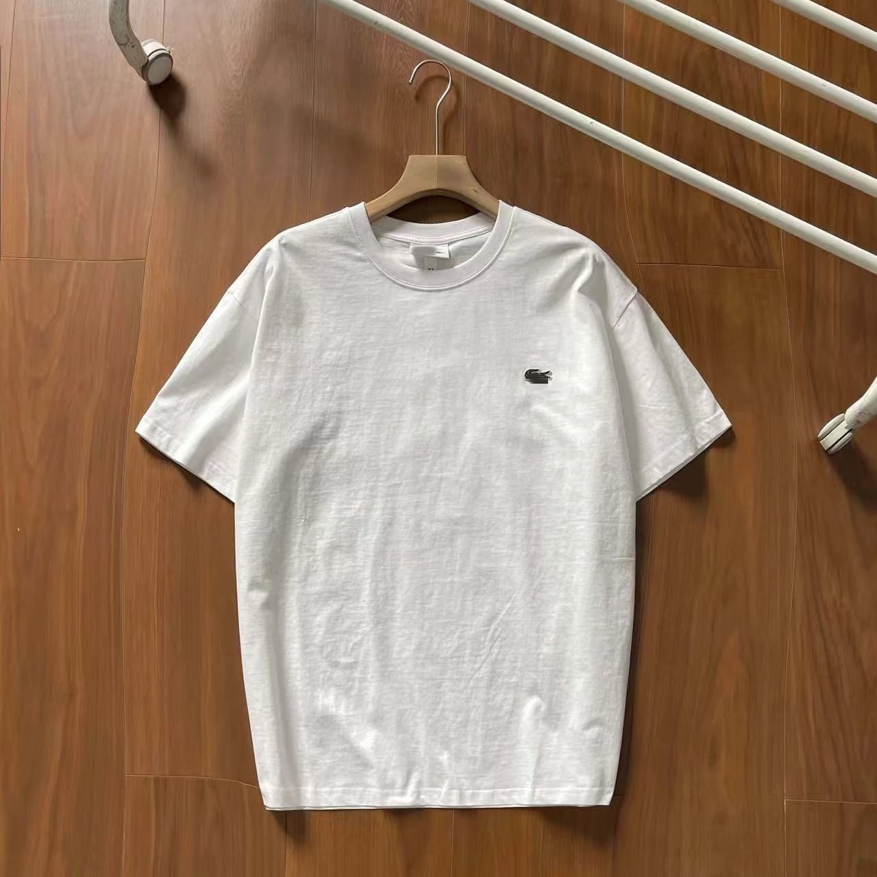 Lacoste Classic Crocodile Logo Navy T-Shirt - 5
