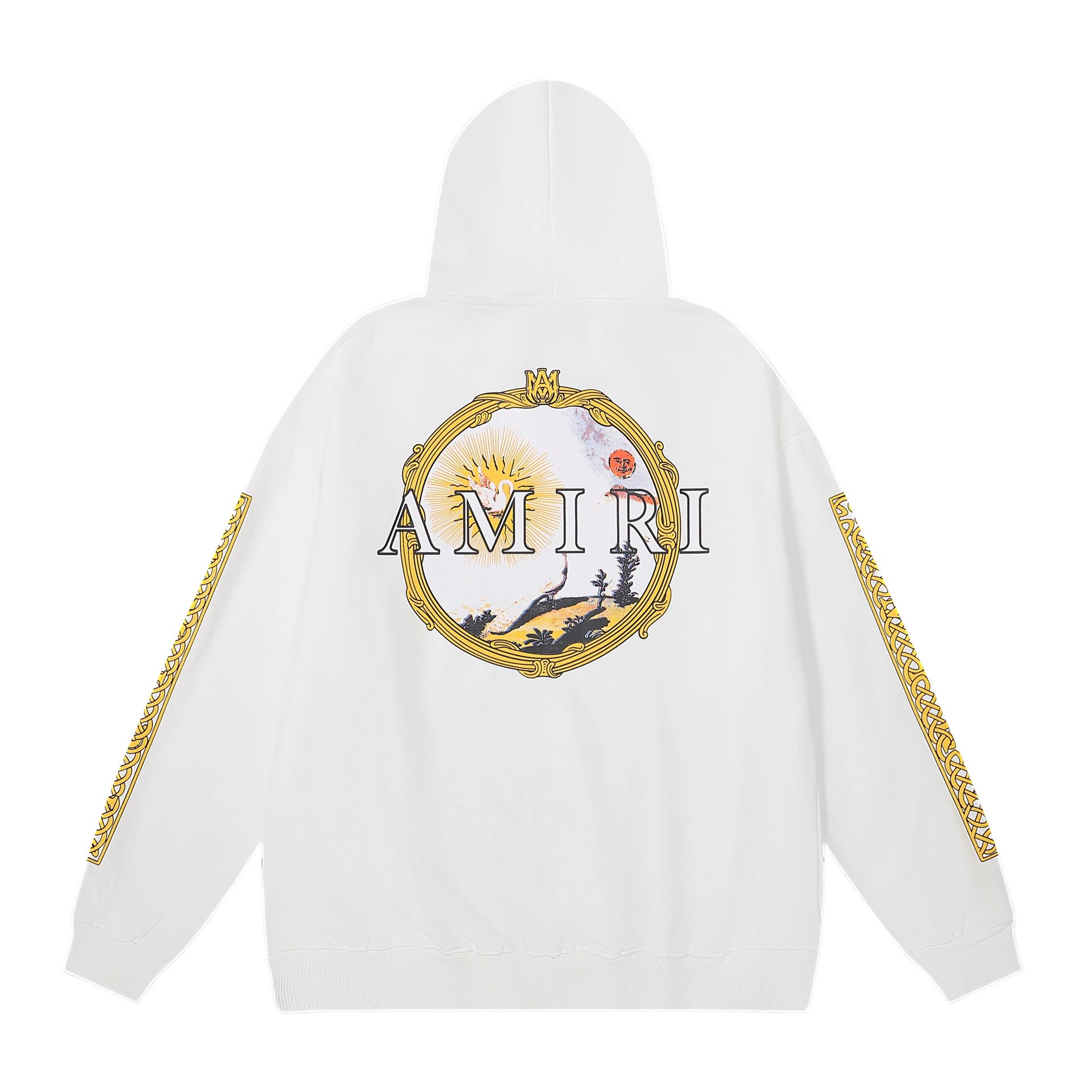 Amiri Paint Drip Hoodie White - 18
