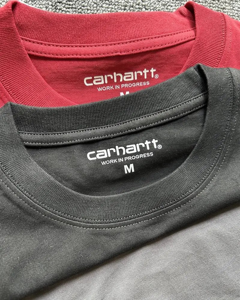 Carhartt Work In Progress Carhartt WIP Logo T-Shirt Army Green T-Shirt T-Shirts - 35