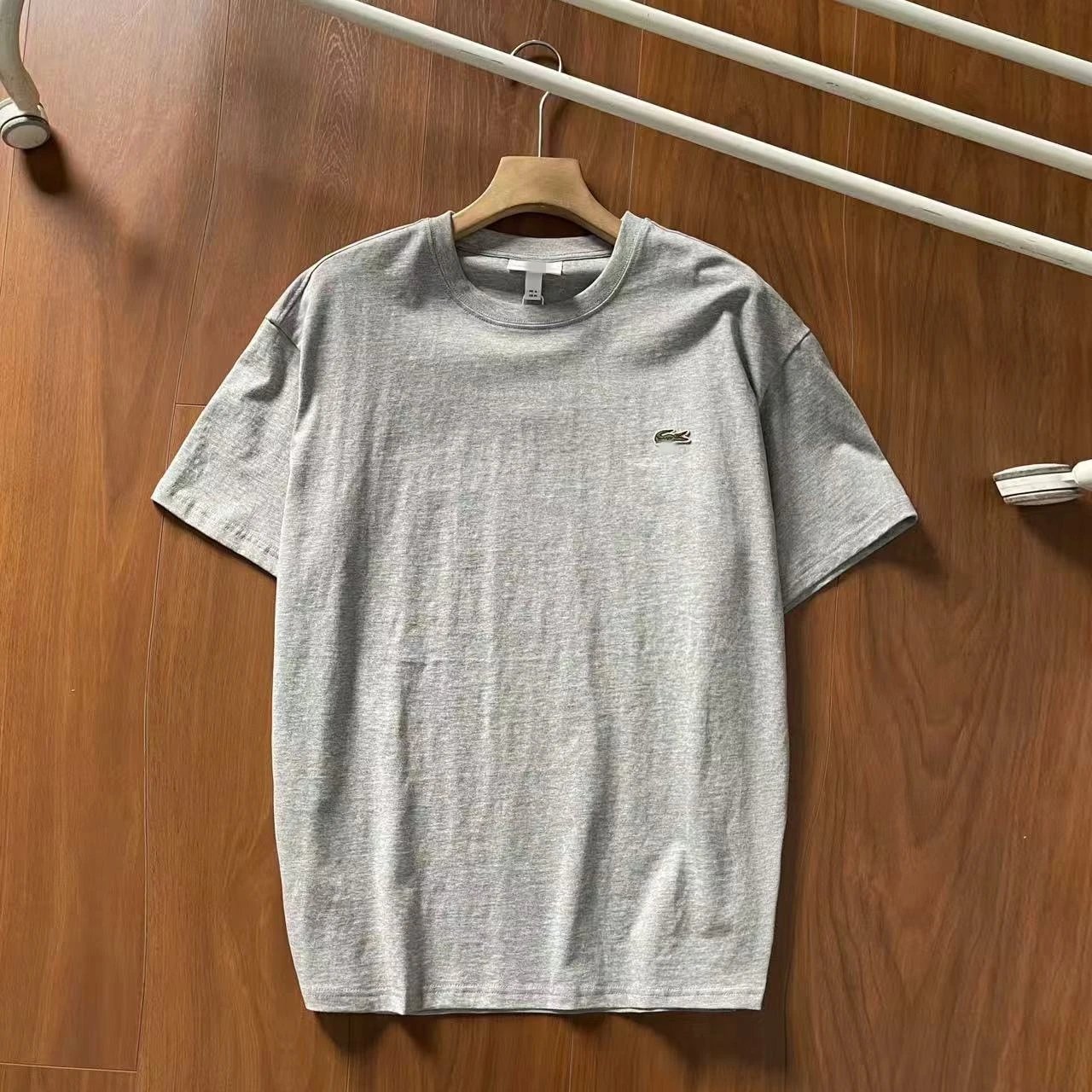 Lacoste Classic Crocodile Logo Navy T-Shirt - 6
