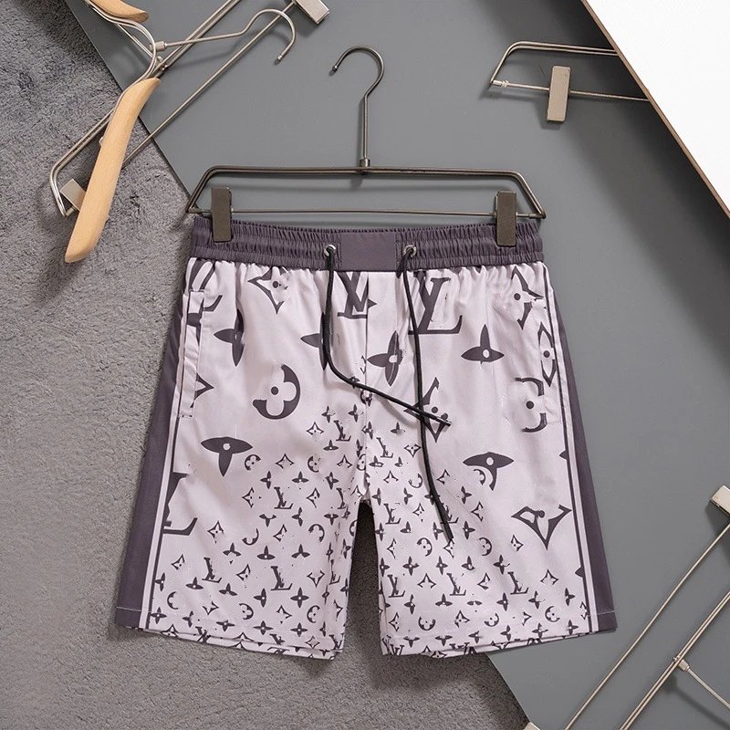 Louis Vuitton Monogram Multicolor Print Swim Shorts Black - 31