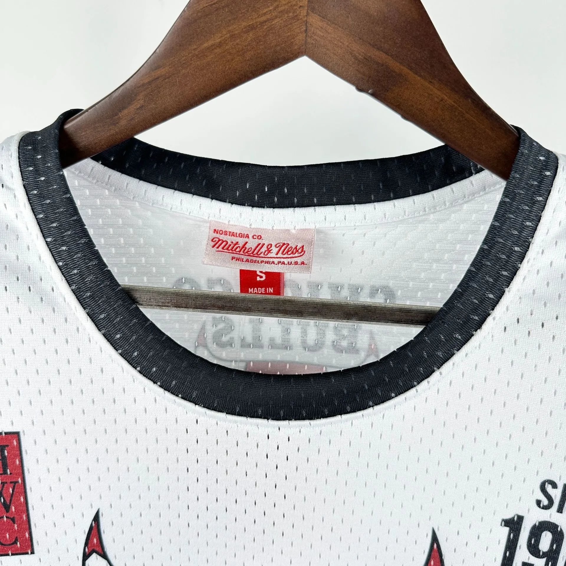 Mitchell & Ness Houston Rockets Throwback Mesh Jersey White - 29