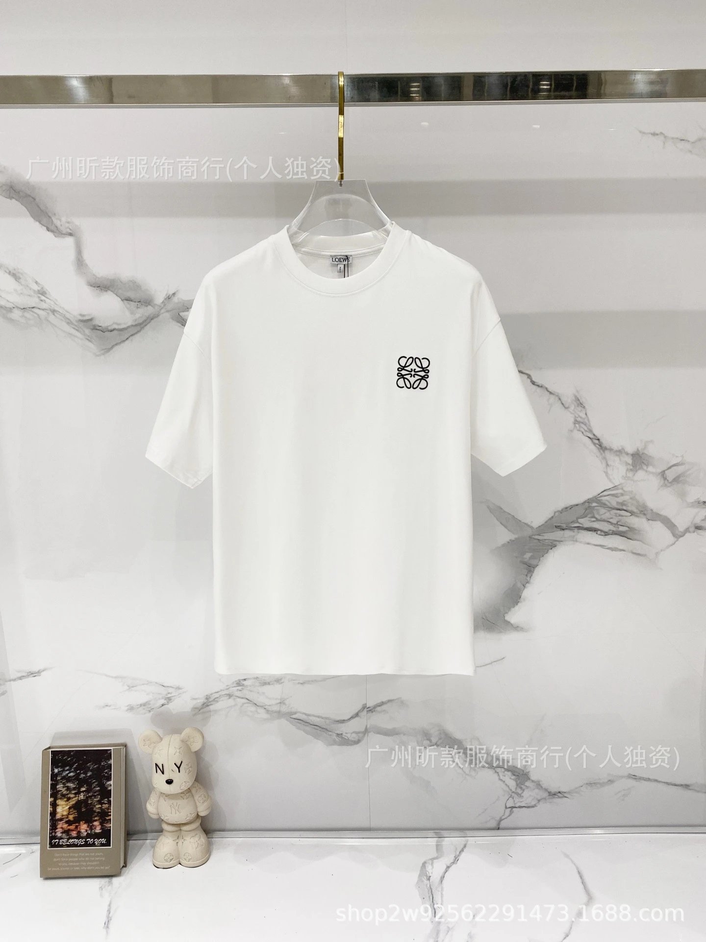 Loewe Rainbow Logo Cream T-Shirt - 21