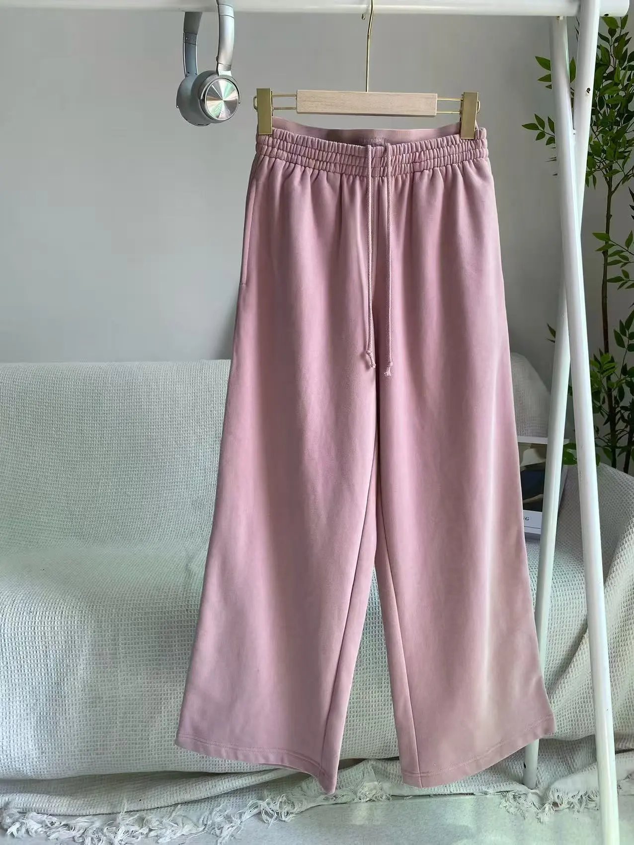 Design Ribbed Long Sleeve Crop Top Dusty Pink - 22