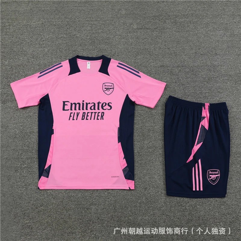 AFA Argentina National Team Training Kit Light Gray / Black Jersey and Shorts Set - 14