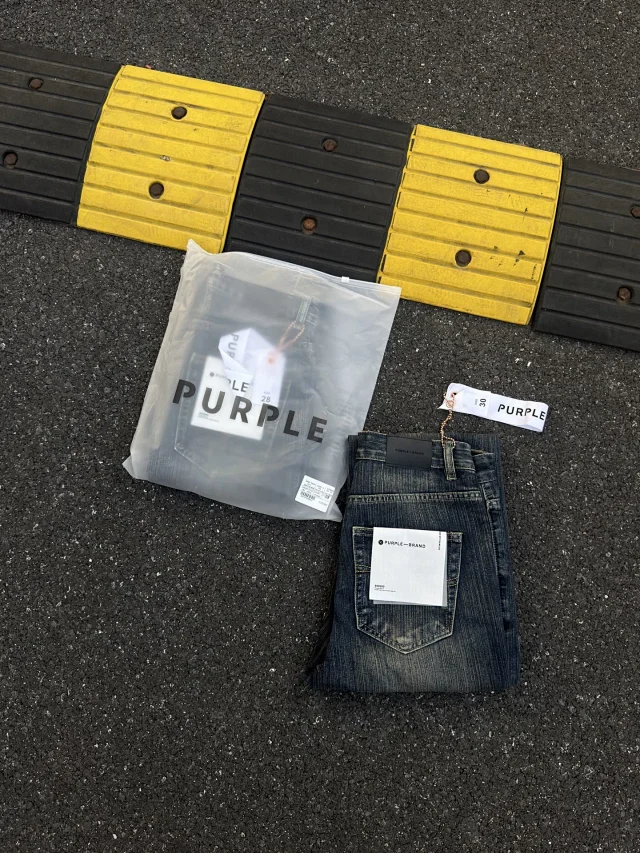 Purple Brand Jeans Style No. 00089, distressed washed denim product detail image 14