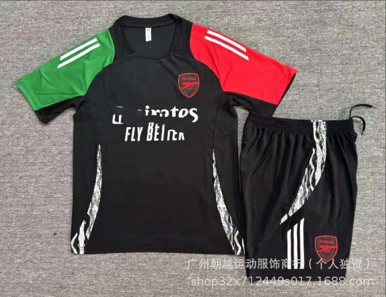 AFA Argentina National Team Training Kit Light Gray / Black Jersey and Shorts Set - 21