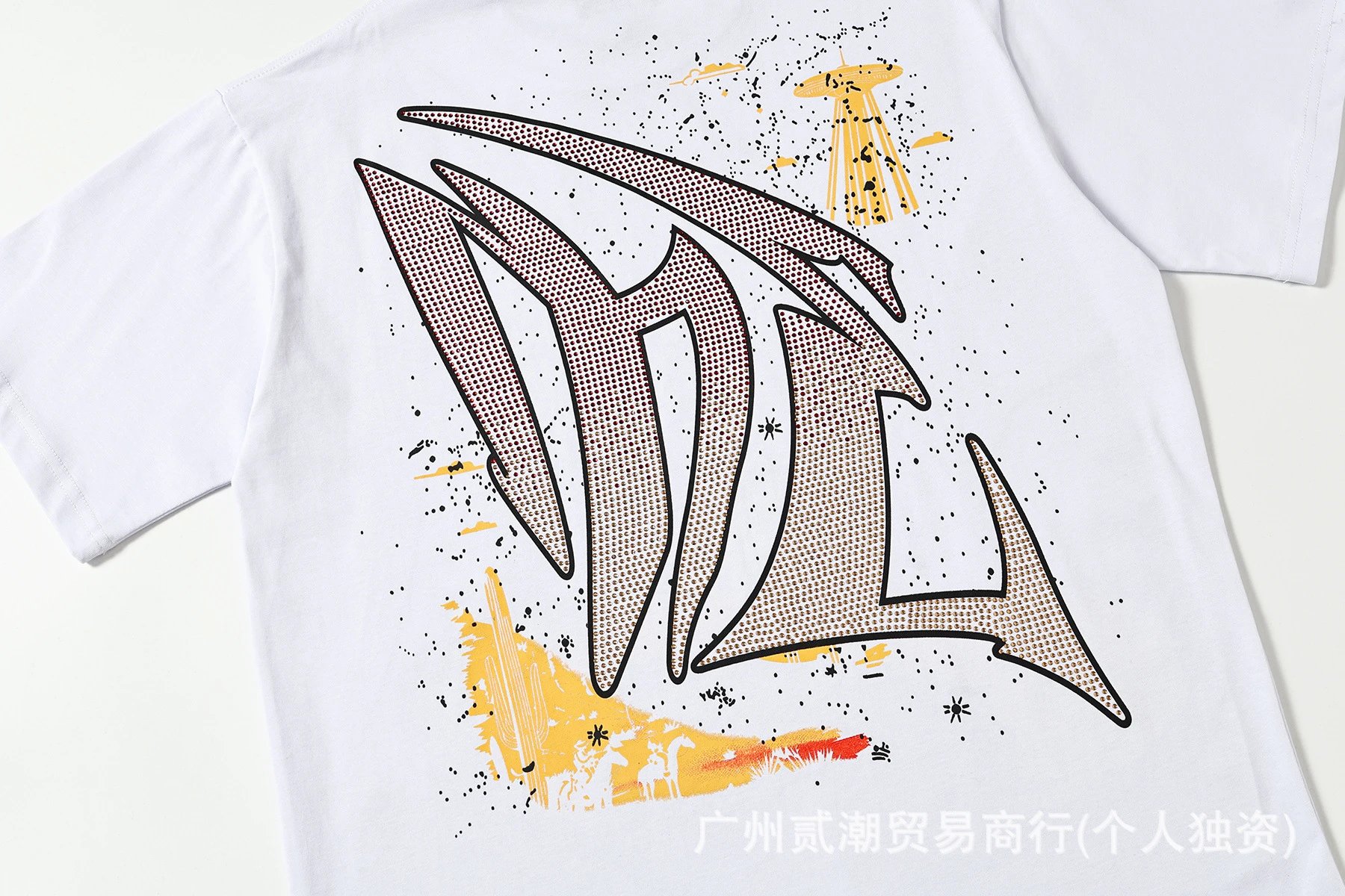 Design Angel Jet Ski White T-Shirt - 21
