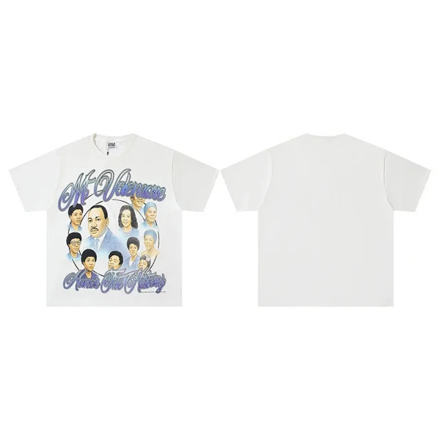 VALE T-Shirts Washed graphic print short-sleeve T-shirt product detail image 11