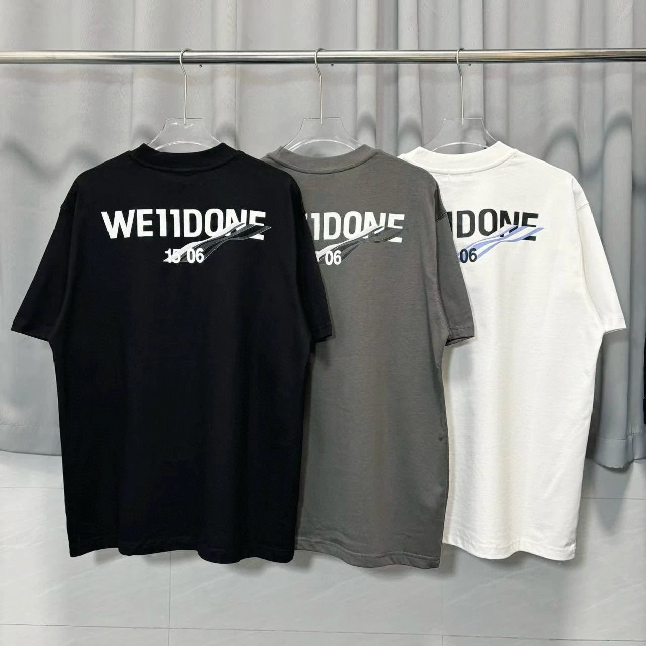 Design WE11DONE 15 06 Graphic Print White T-Shirt T-Shirts - 9