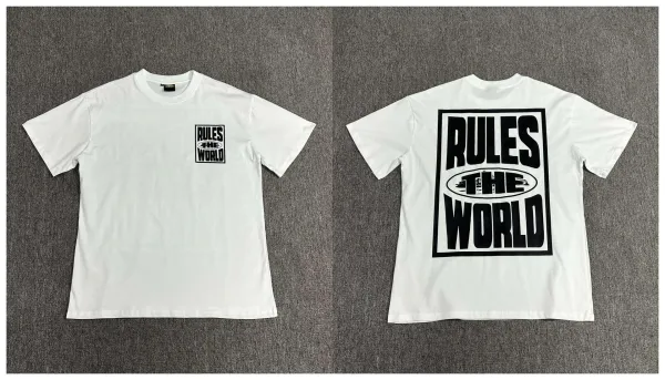 Design Rules The World Graphic Print White T-Shirt T-Shirts - 1