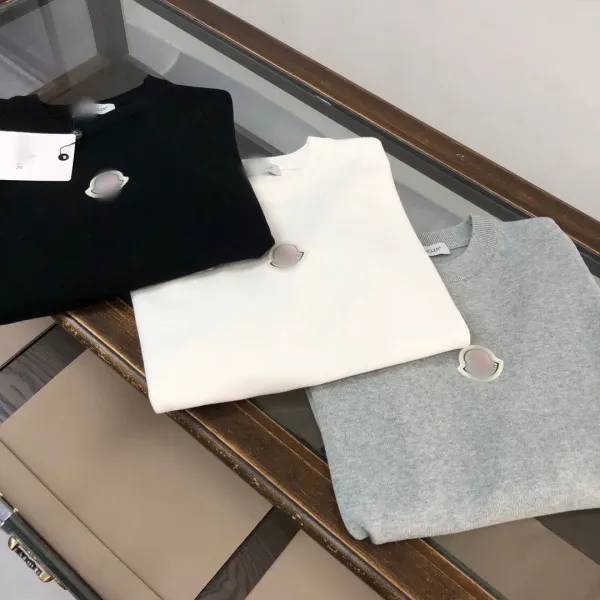Prada Triangle Logo Crewneck Sweater Gray - 3