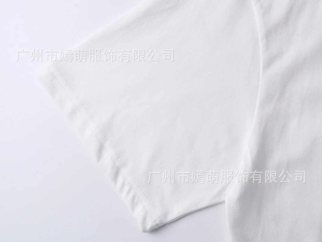 Design Embroidered Logo White T-Shirt - 15