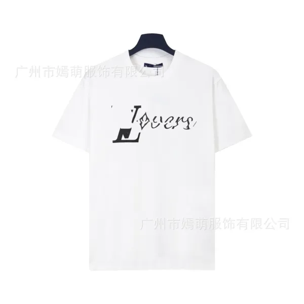 Louis Vuitton Lovers Print White T-Shirt - 1