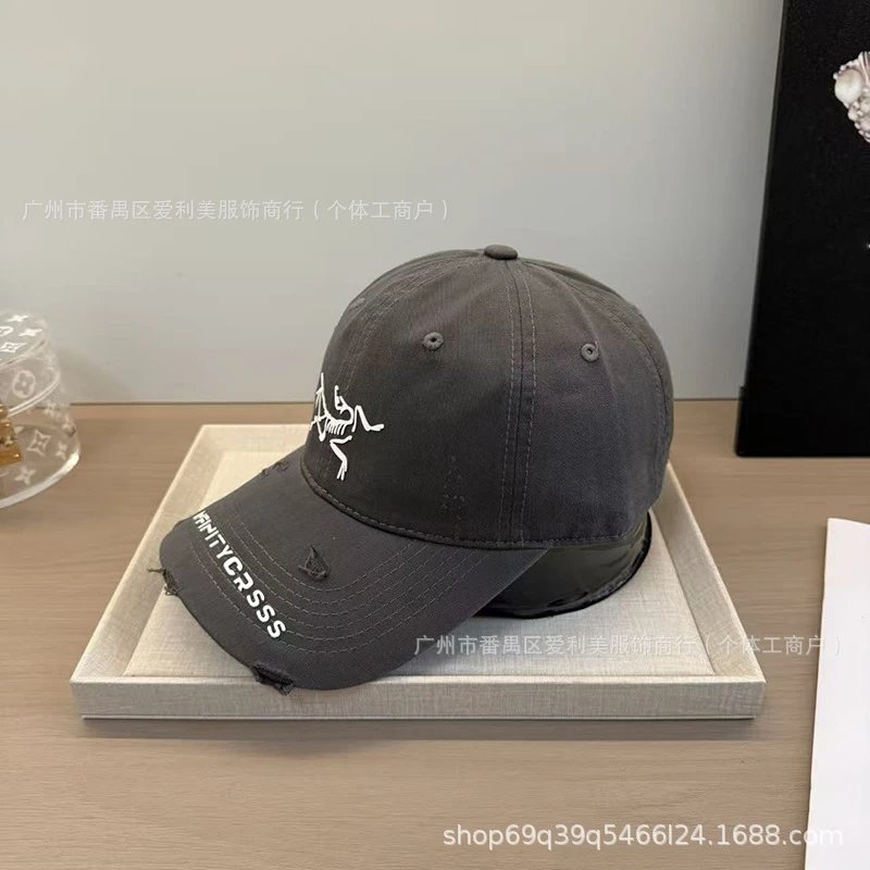 Arc'teryx x Infinitycrass Beige Distressed Baseball Cap - 7