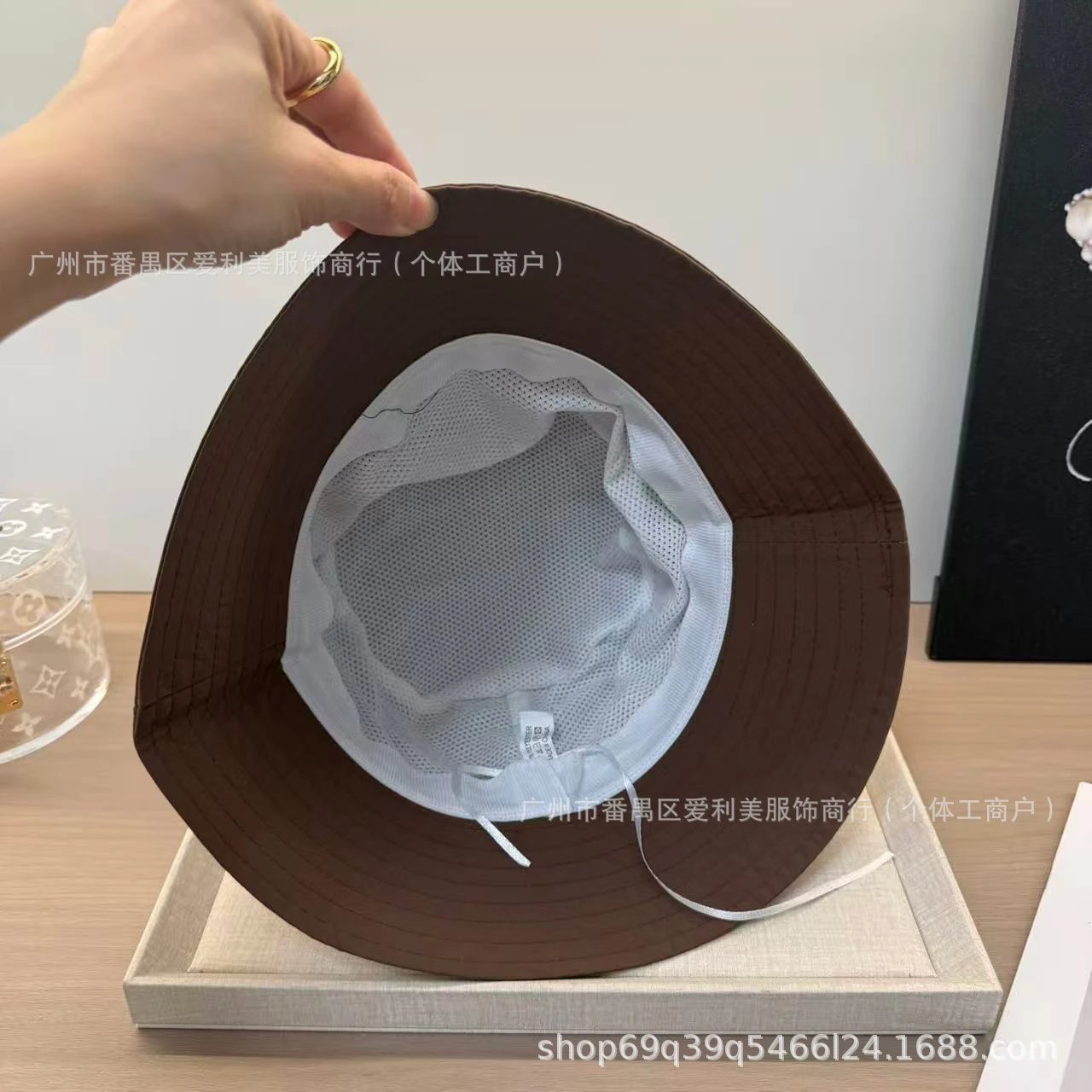 Balenciaga Logo Embroidered Yellow Bucket Hat - 8