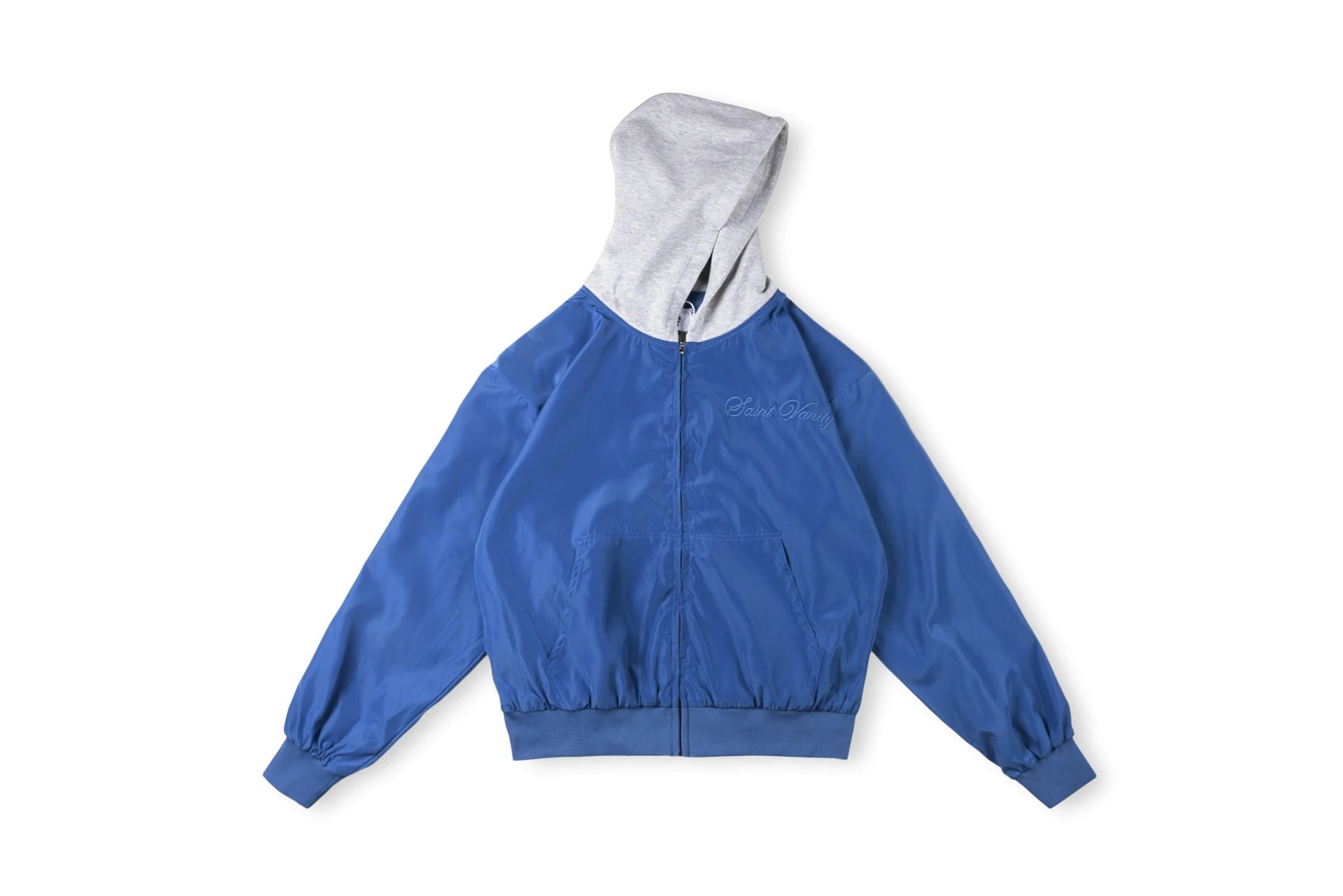 Design Saint Vanity Camo Hooded Windbreaker Jacket Outerwear - 6