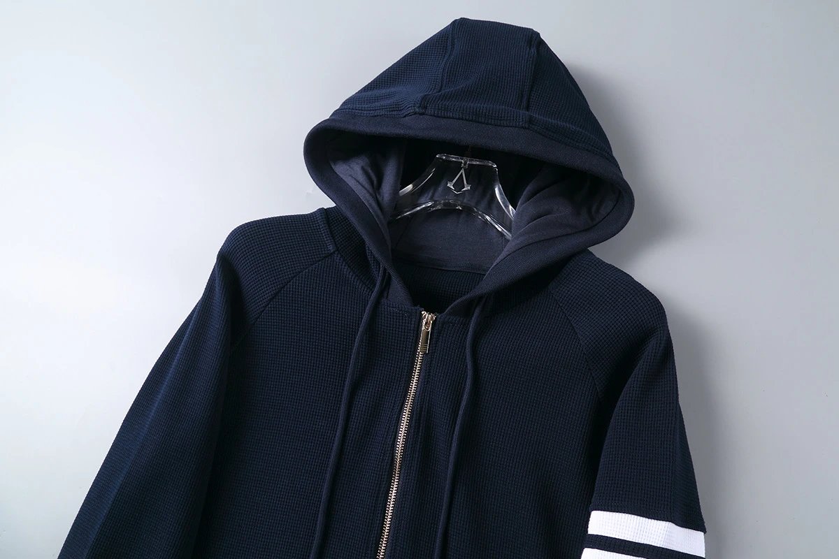 Thom Browne 4-Bar Stripe Hoodie Gray - 15