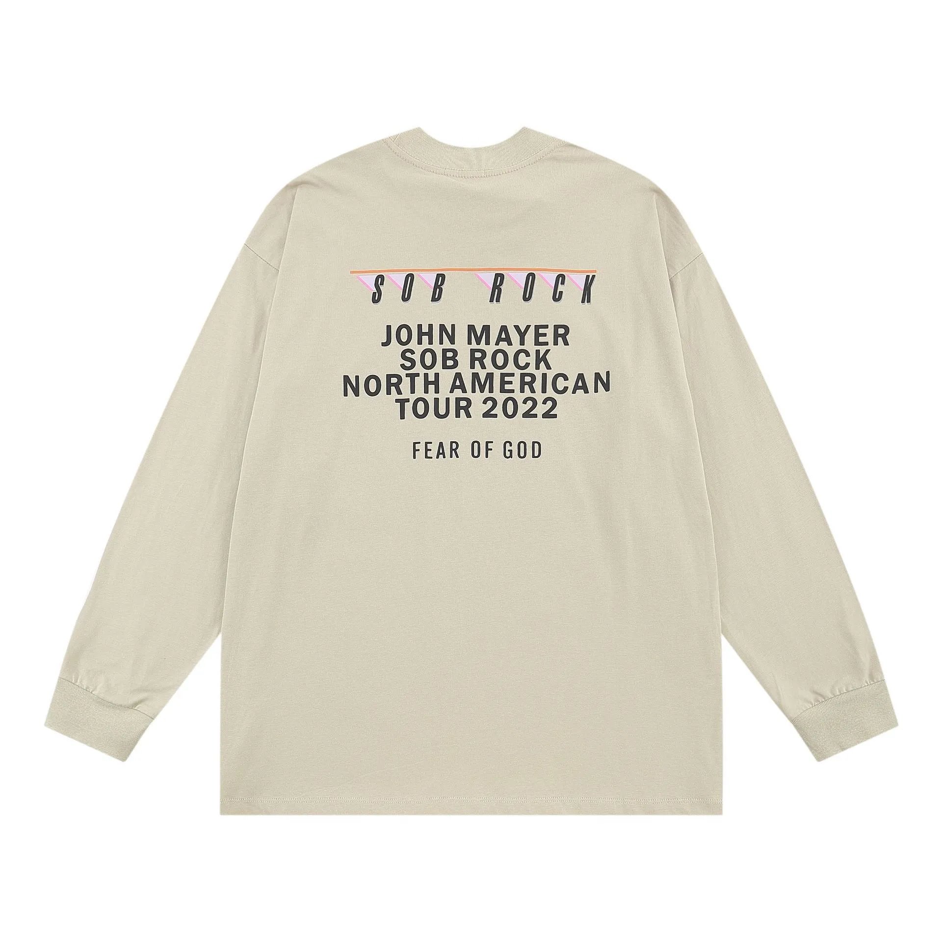 Fear of God Sob Rock North American Tour 2022 Long Sleeve T-Shirt Black - 10