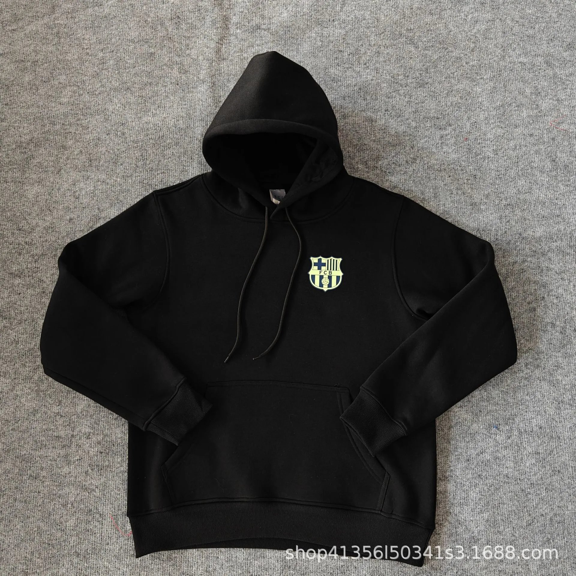 AC Milan Embroidered Hoodie Navy - 8
