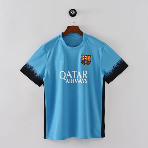 FC Barcelona 2016-17 Third Jersey Light Blue Black - 1