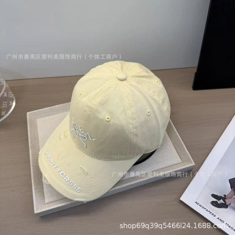 Arc'teryx x Infinitycrass Beige Distressed Baseball Cap - 32