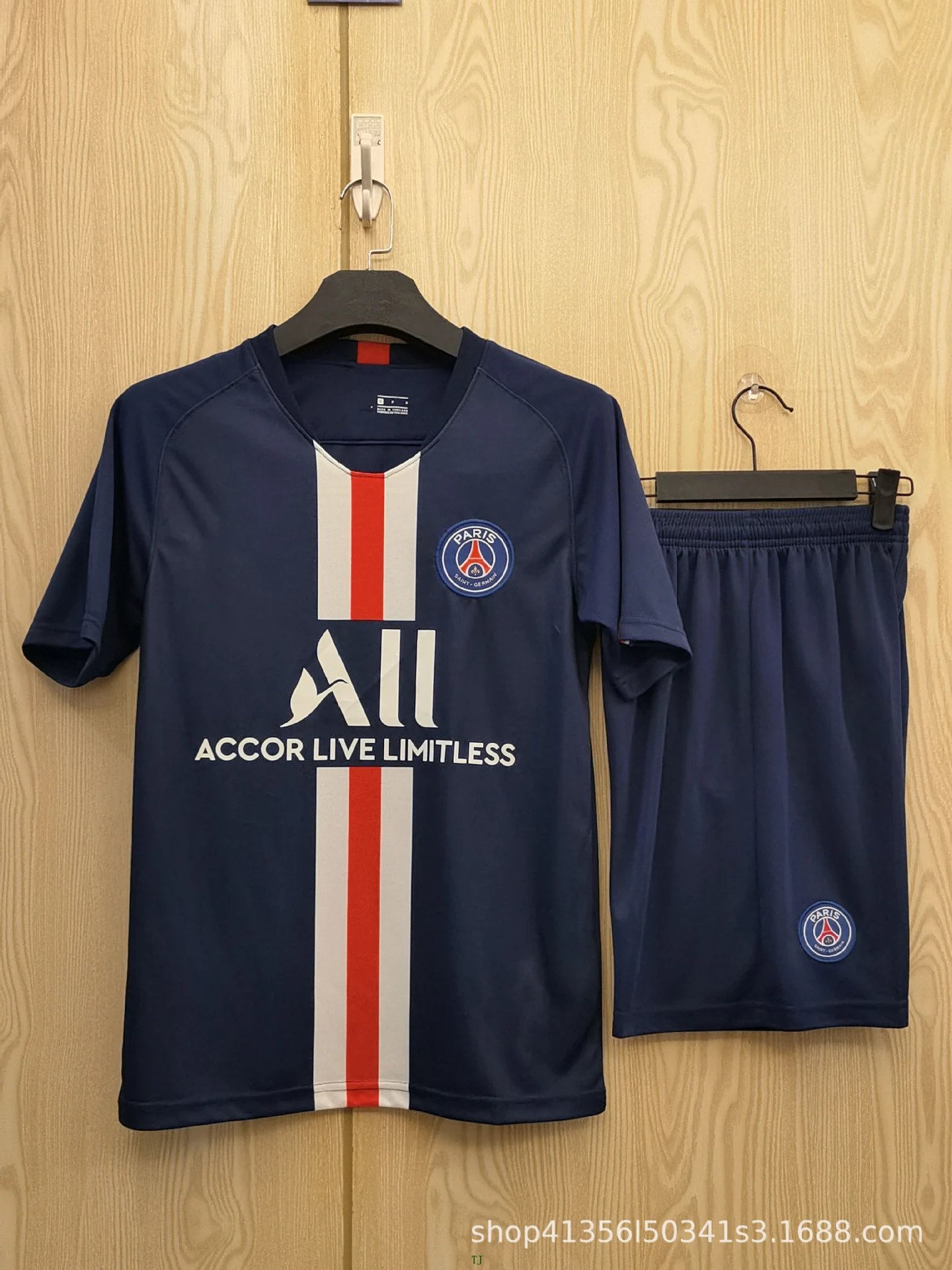 FC Barcelona 2023-24 Home Jersey Navy Blue Red Striped Football Kit - 13