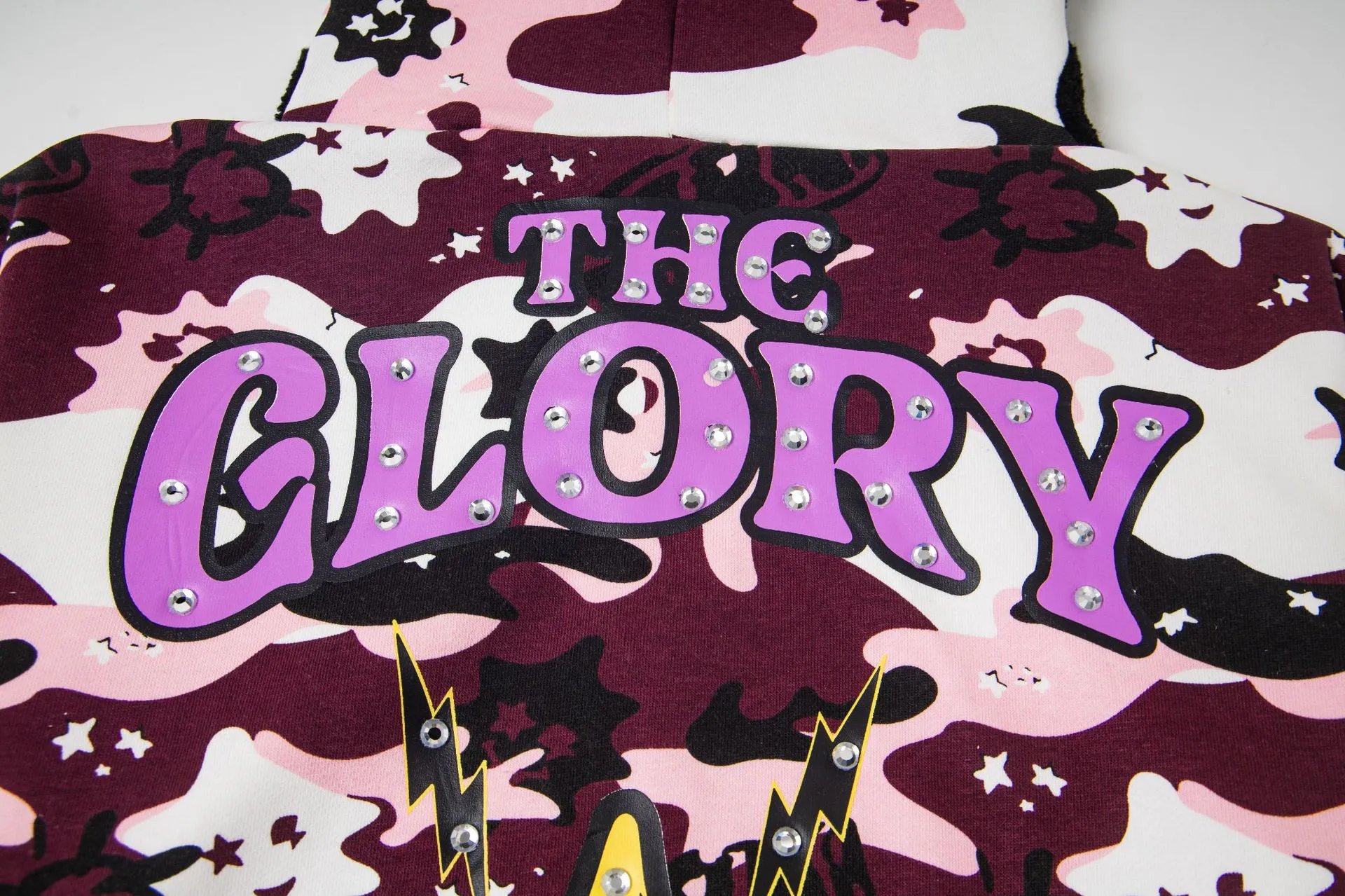Design Glory Gang Camo Print Hoodie Multicolor Hoodie - 13