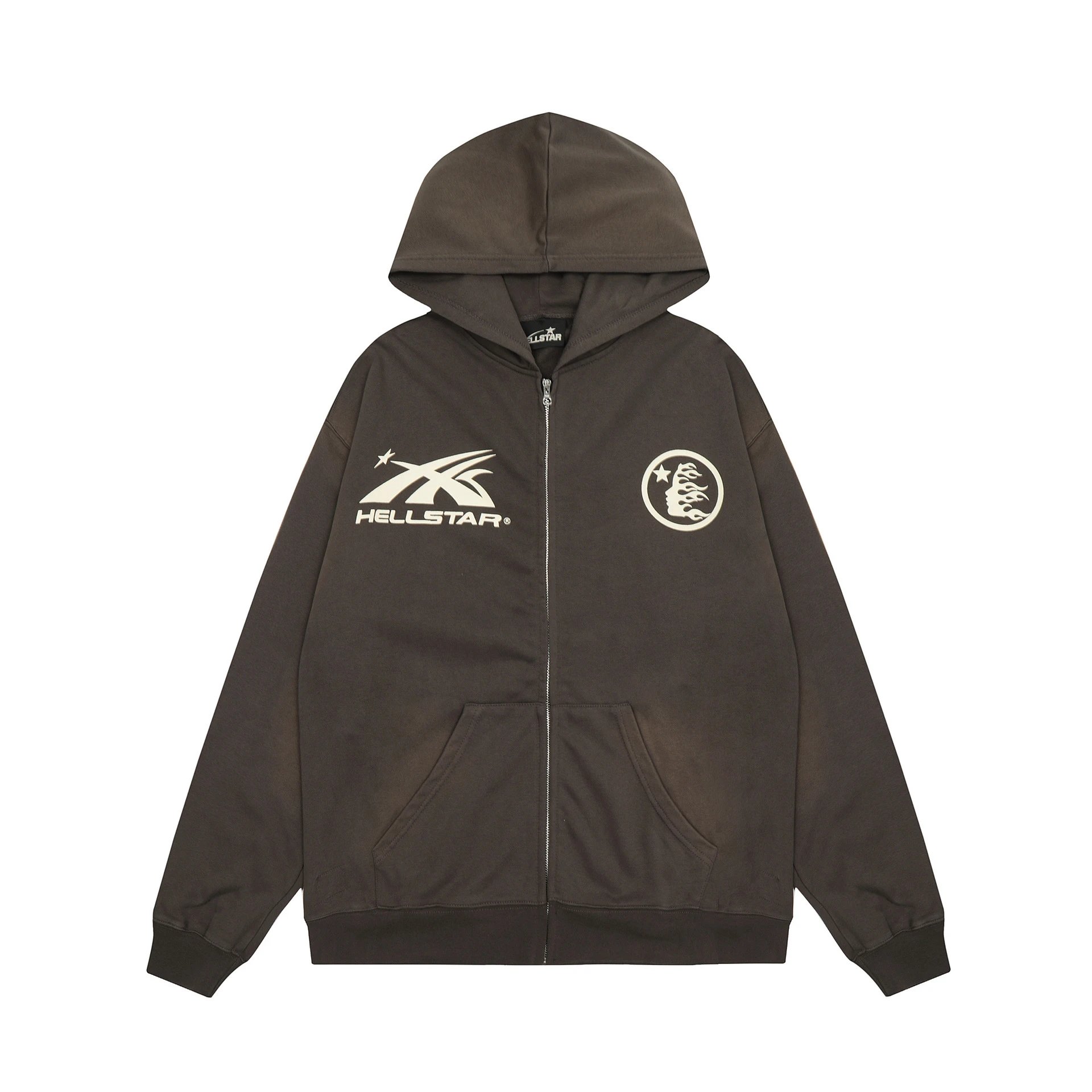 Hellstar Star Flame Hoodie Black - 24