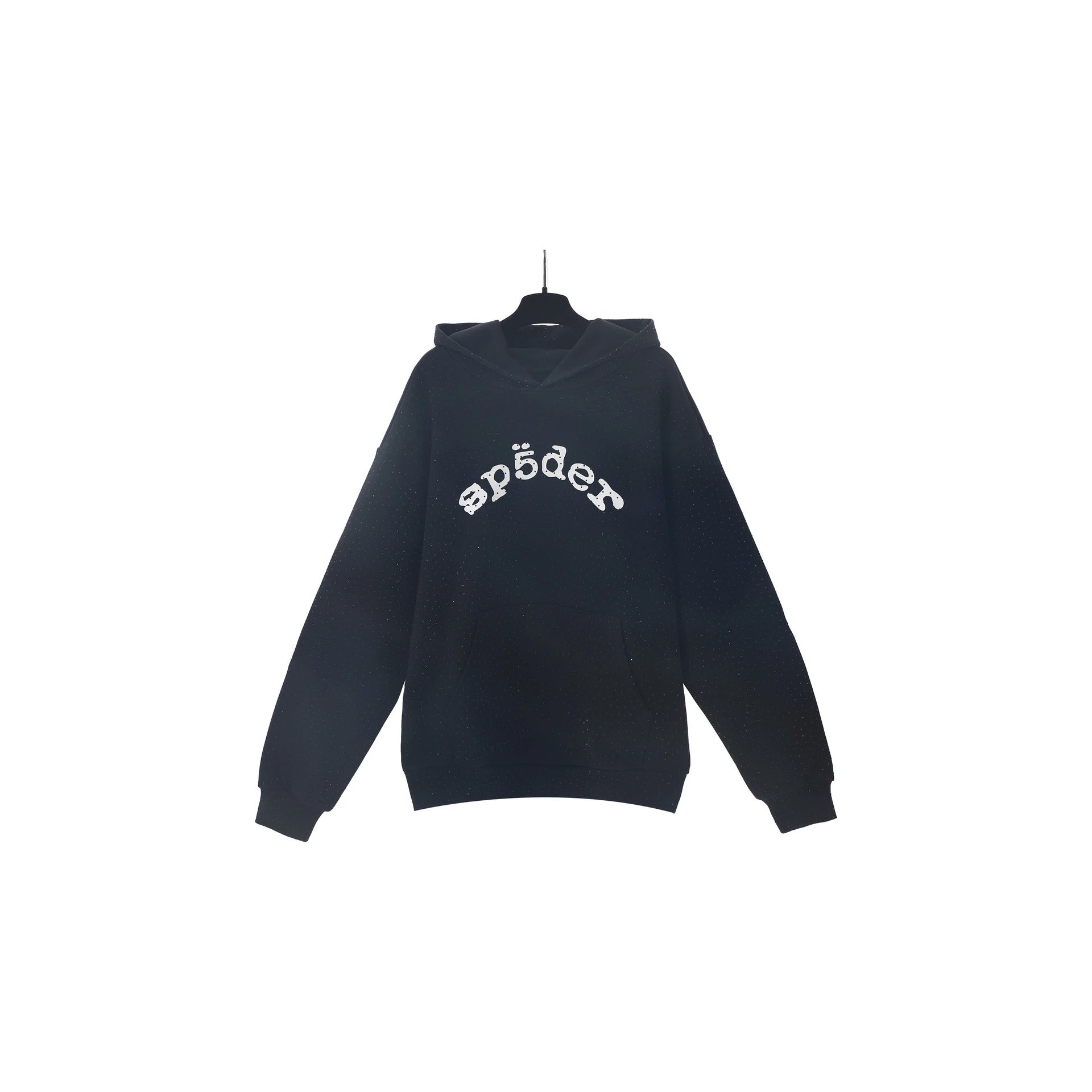 SP5DER Spider Web Graphic Hoodie Blue - 6