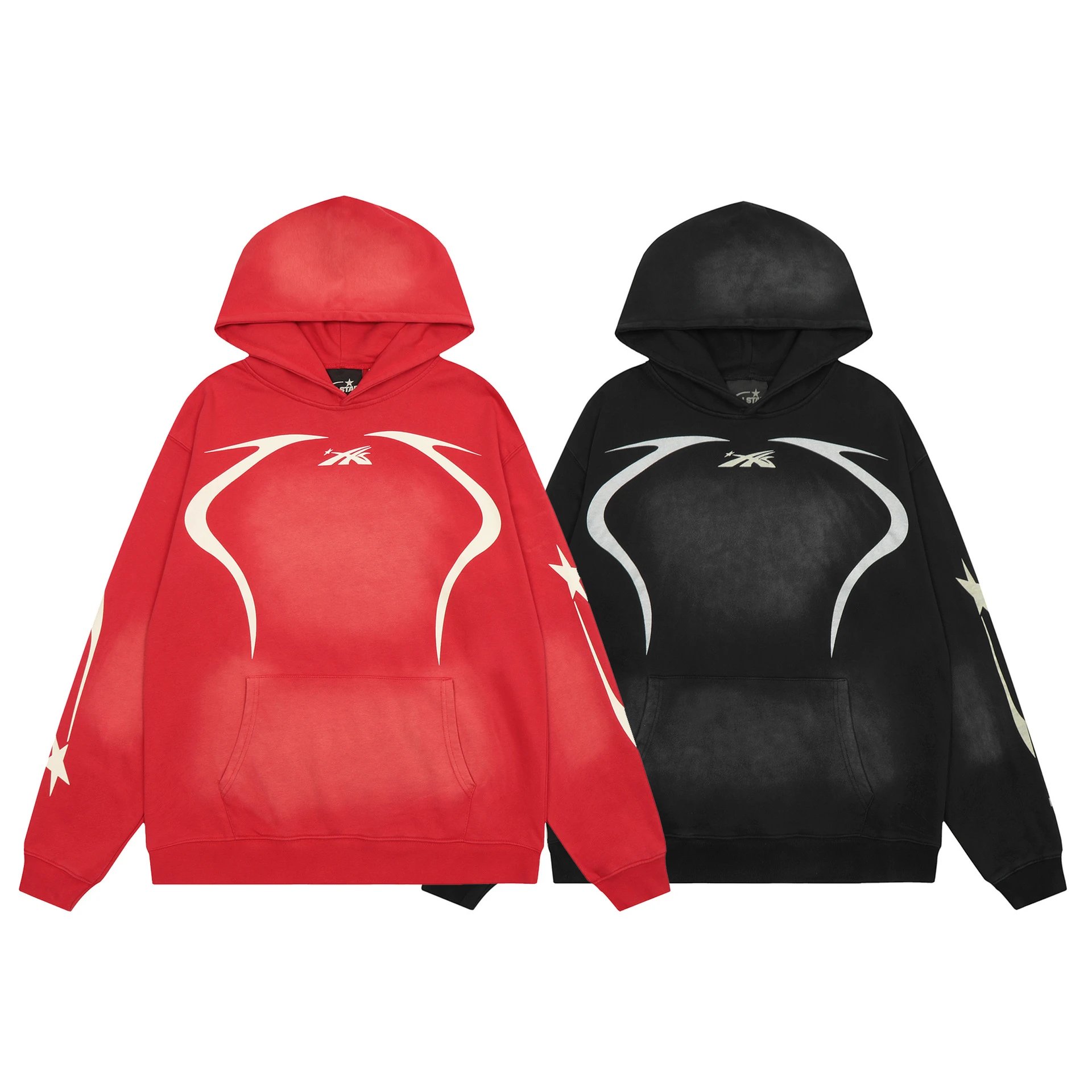 Hellstar Star Flame Hoodie Black - 26