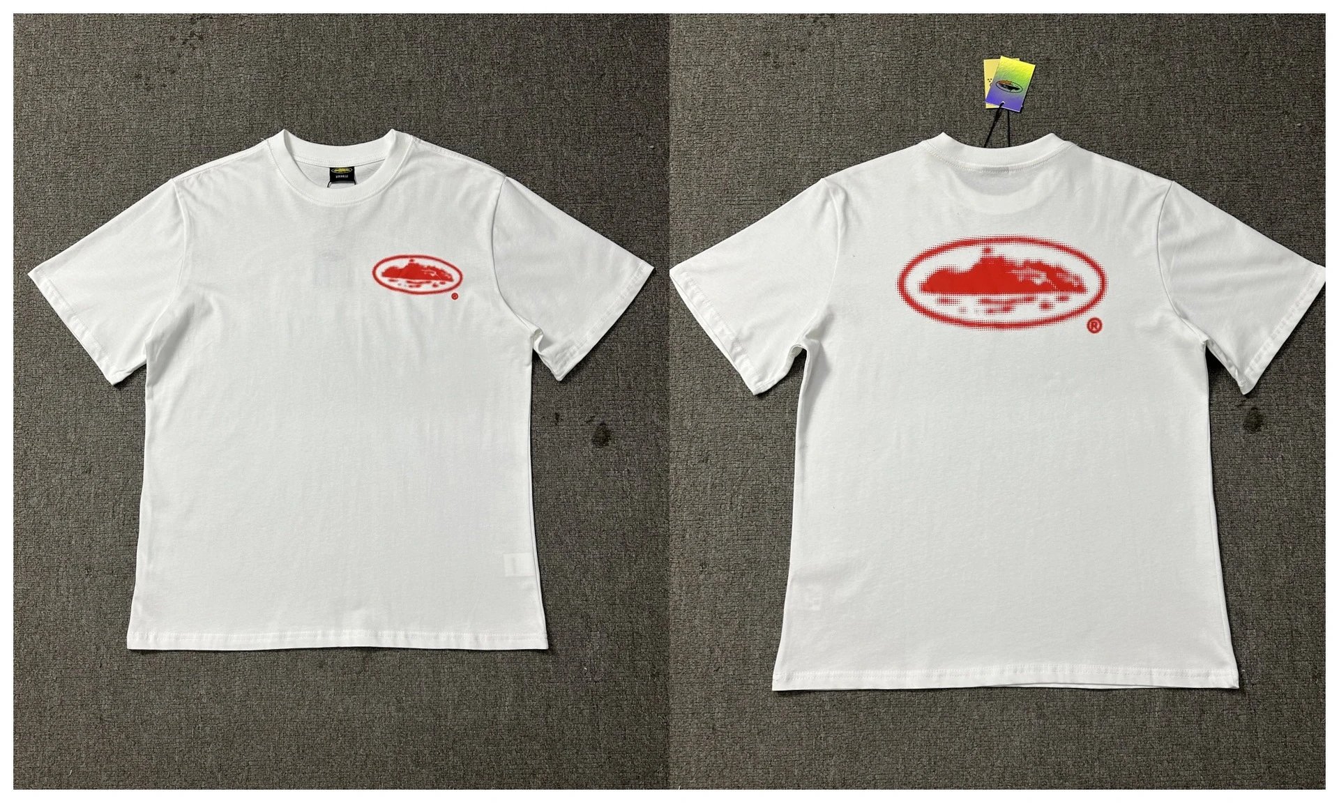 Design CRTZ Peace Inna World Graphic Print White T-Shirt T-Shirts - 30