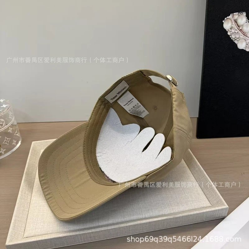 Vivienne Westwood Orb Logo Baseball Cap Gray - 9