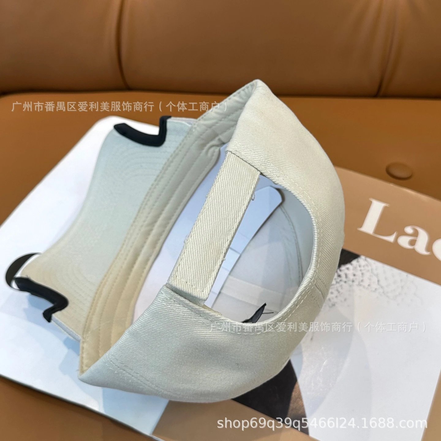 Balenciaga Logo Patch Baseball Cap Beige - 9